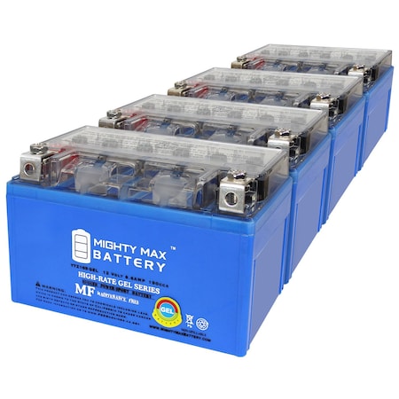 Mighty Max Battery YTZ10SGEL 12V 8.6AH GEL Replacement Battery compatible with PowerStar PM-YTZ10S - 4PK MAX4024502